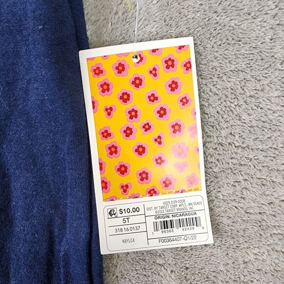 Unisex Kids Navy Shirt Dream Big Short Sleeve Crew Neck Latino Heritage Size 5T - Picture 4 of 9